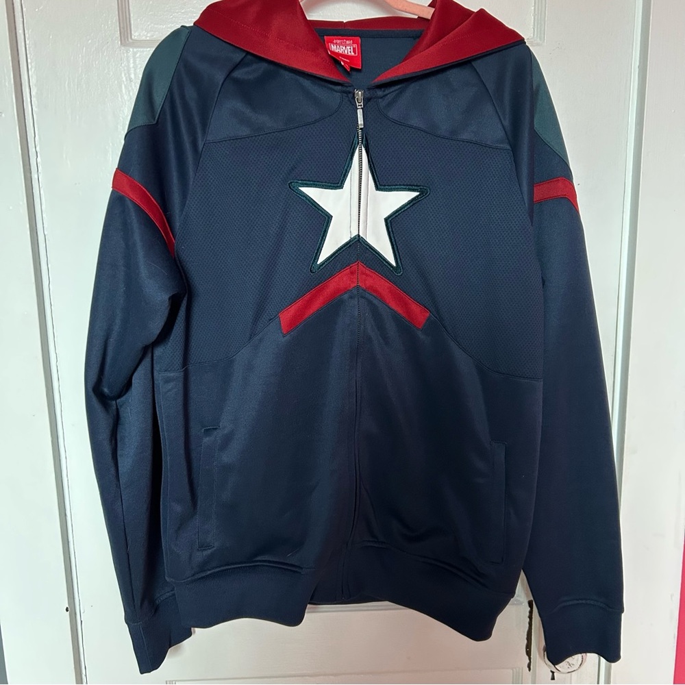 Captain America zip up hoodie